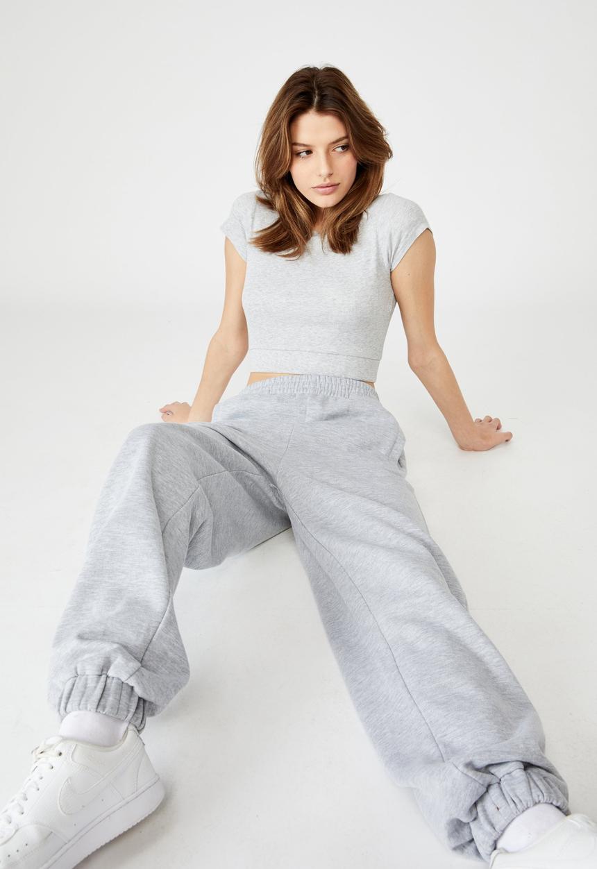 Factorie - Super slouchy trackpant - grey 