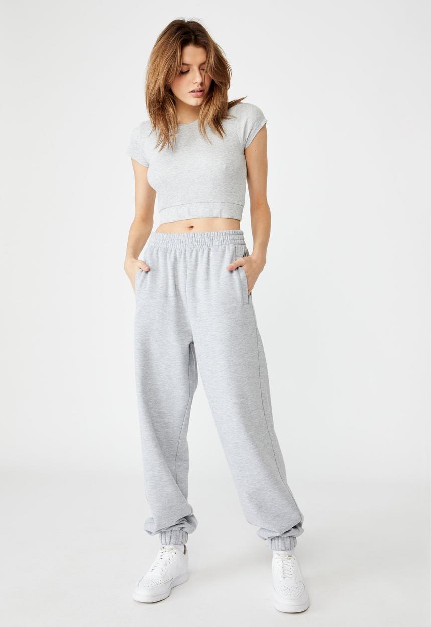 Factorie - Super slouchy trackpant - grey 