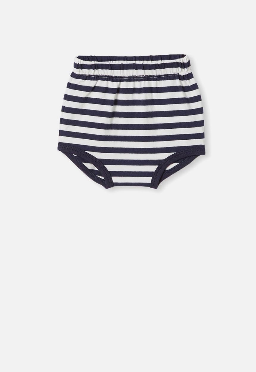 Cotton On - Stanley shorties - stripe navy blazer/vanilla