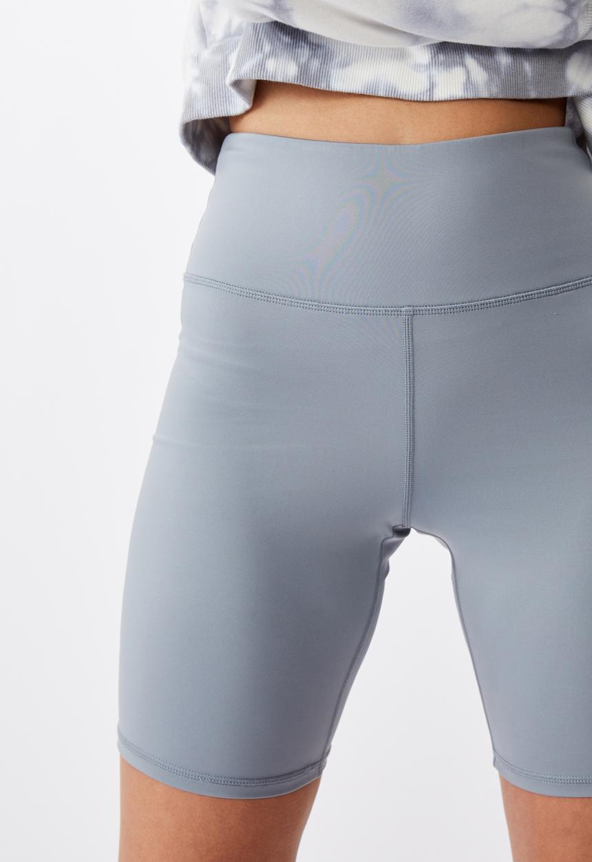Factorie - High waisted elevated bike short - fog grey