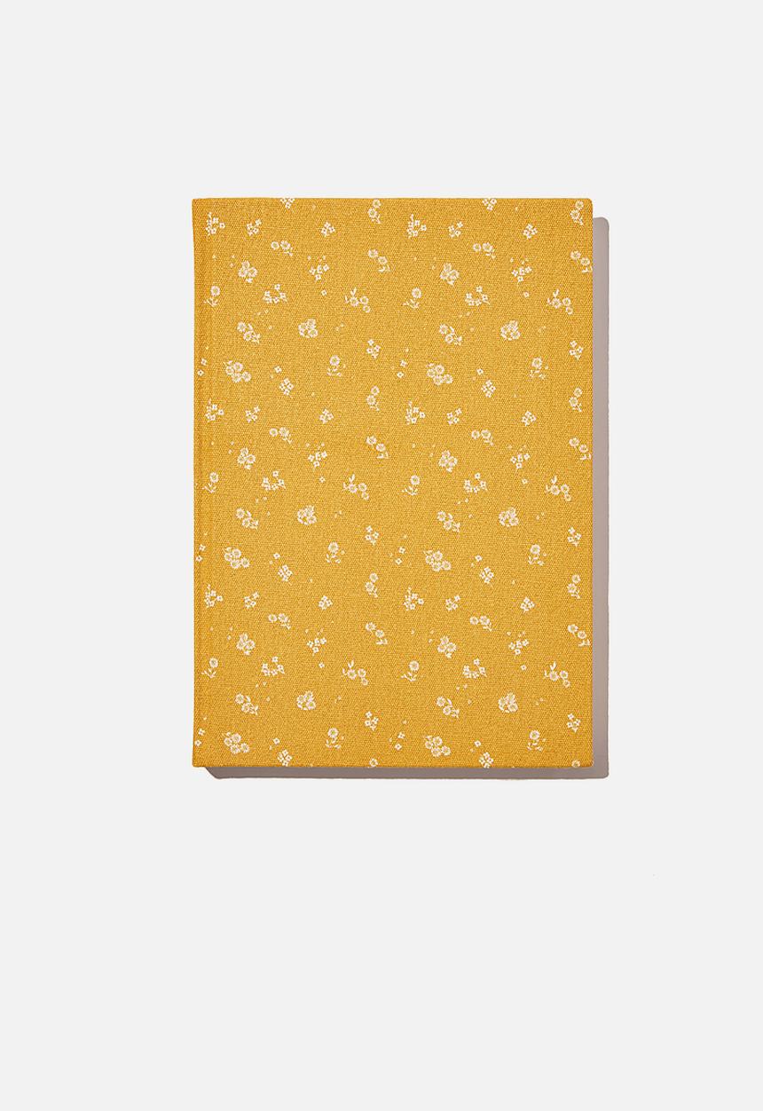 Typo - 2021 a4 oxford daily diary - dottie floral mustard