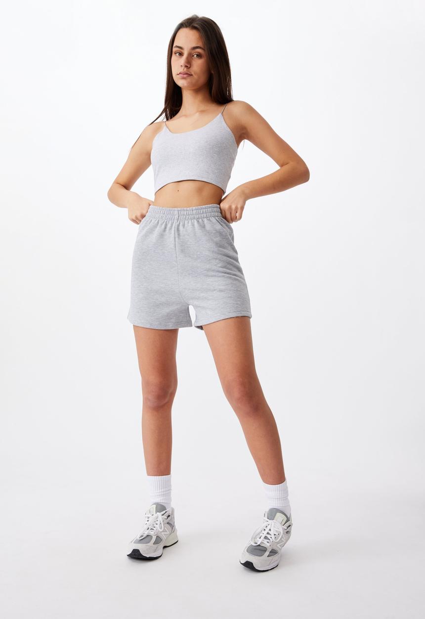 Factorie - Hype fleece short - grey 