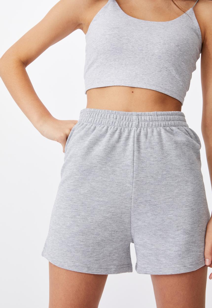 Factorie - Hype fleece short - grey 