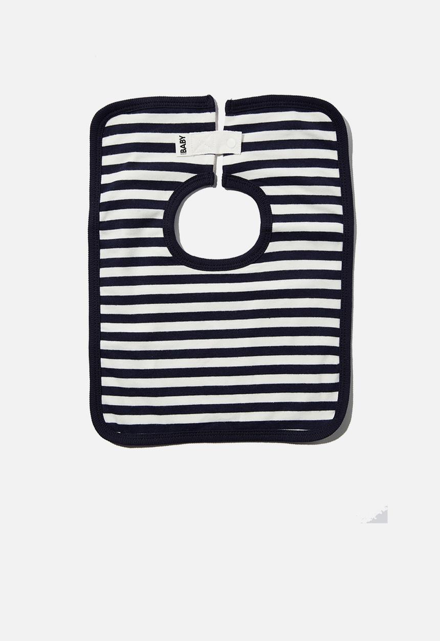 Cotton On - The square bib - stripe navy blazer/vanilla