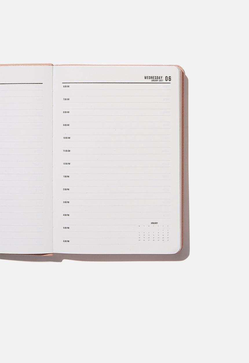 Typo - 2021 a5 daily buffalo diary - pink