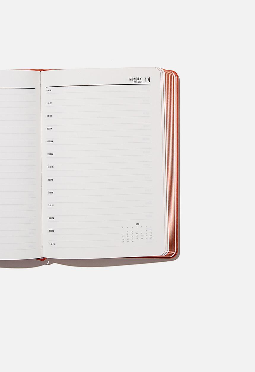 Typo - 2021 a5 daily buffalo diary - rust