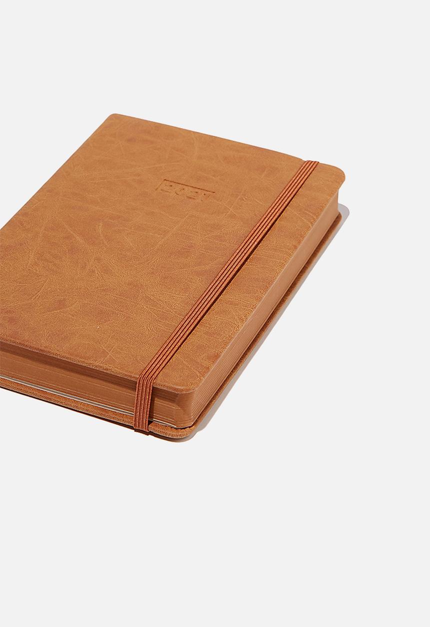 Typo - 2021 a5 daily buffalo diary - mid tan