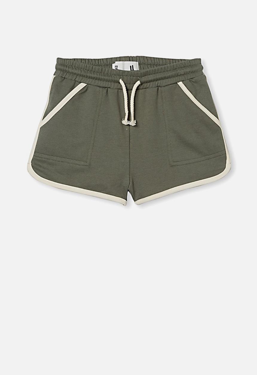Cotton On - Nina knit short - swag green/dark vanilla