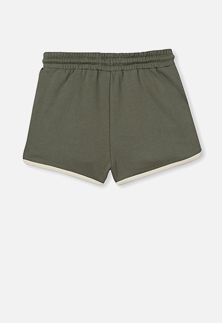Cotton On - Nina knit short - swag green/dark vanilla