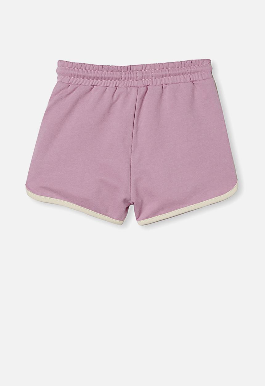 Cotton On - Nina knit short - chalky mauve/dark vanilla
