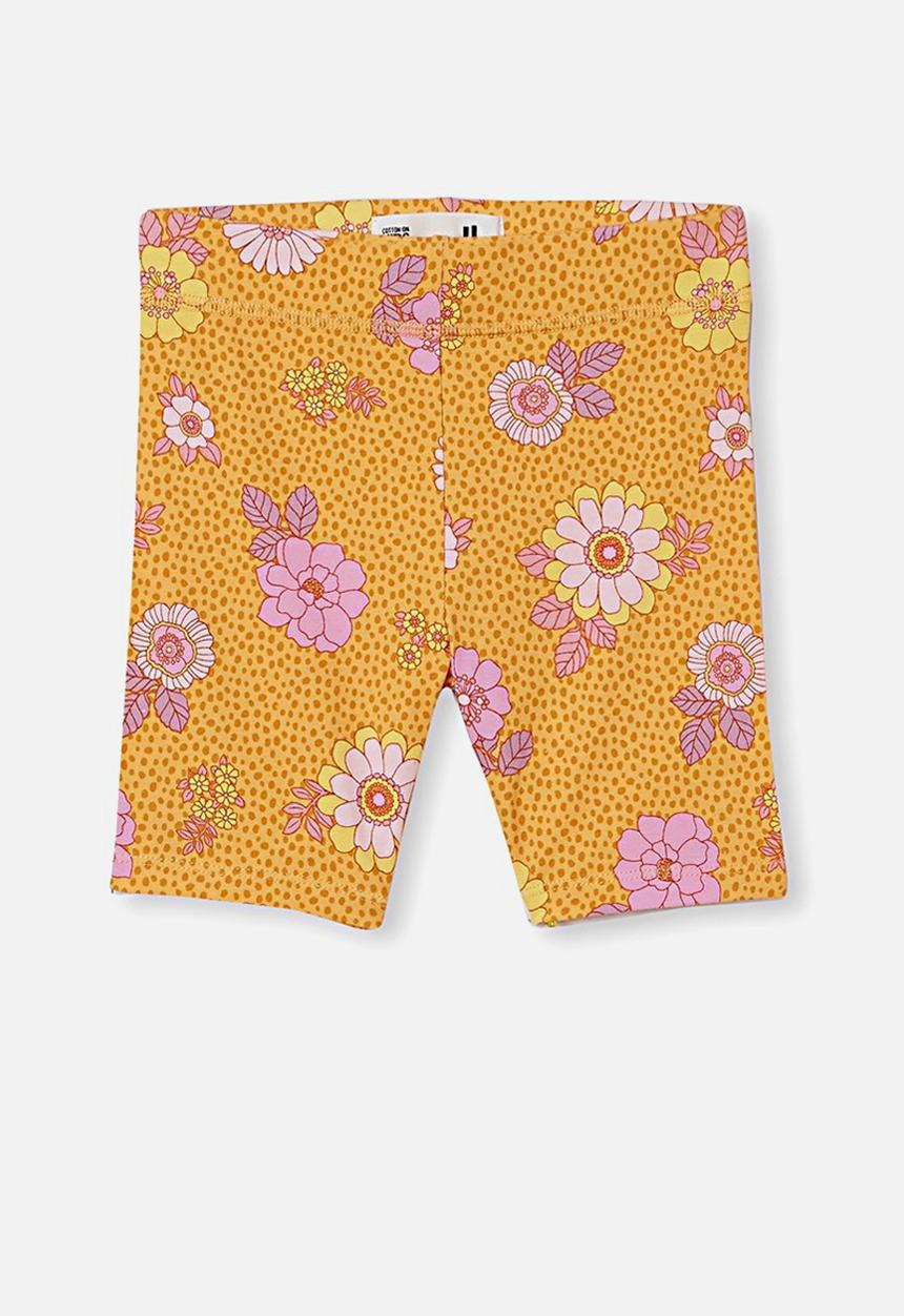 Cotton On - Hailey bike short - papaya retro floral