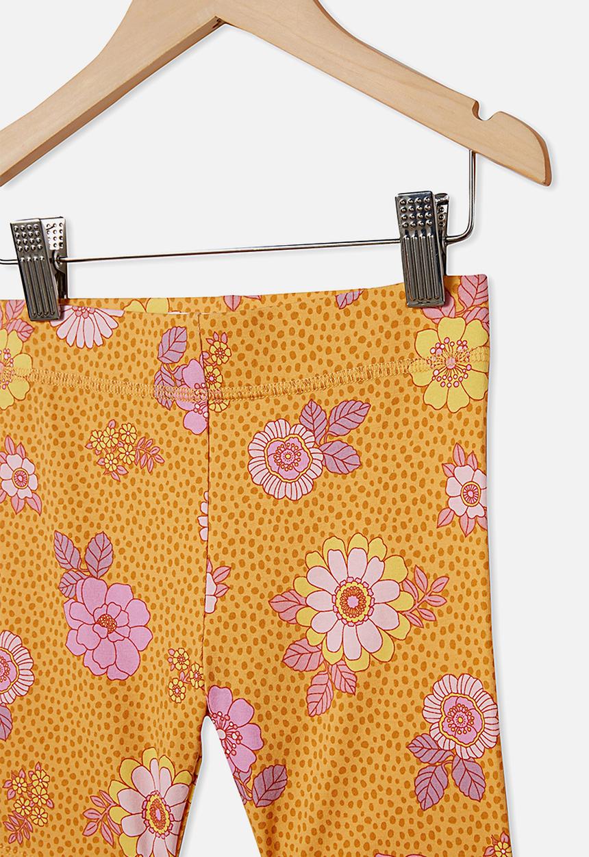 Cotton On - Hailey bike short - papaya retro floral