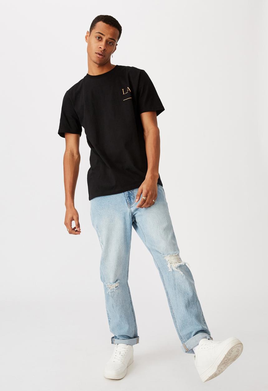 Cotton On - La simple tbar street T-shirt - black