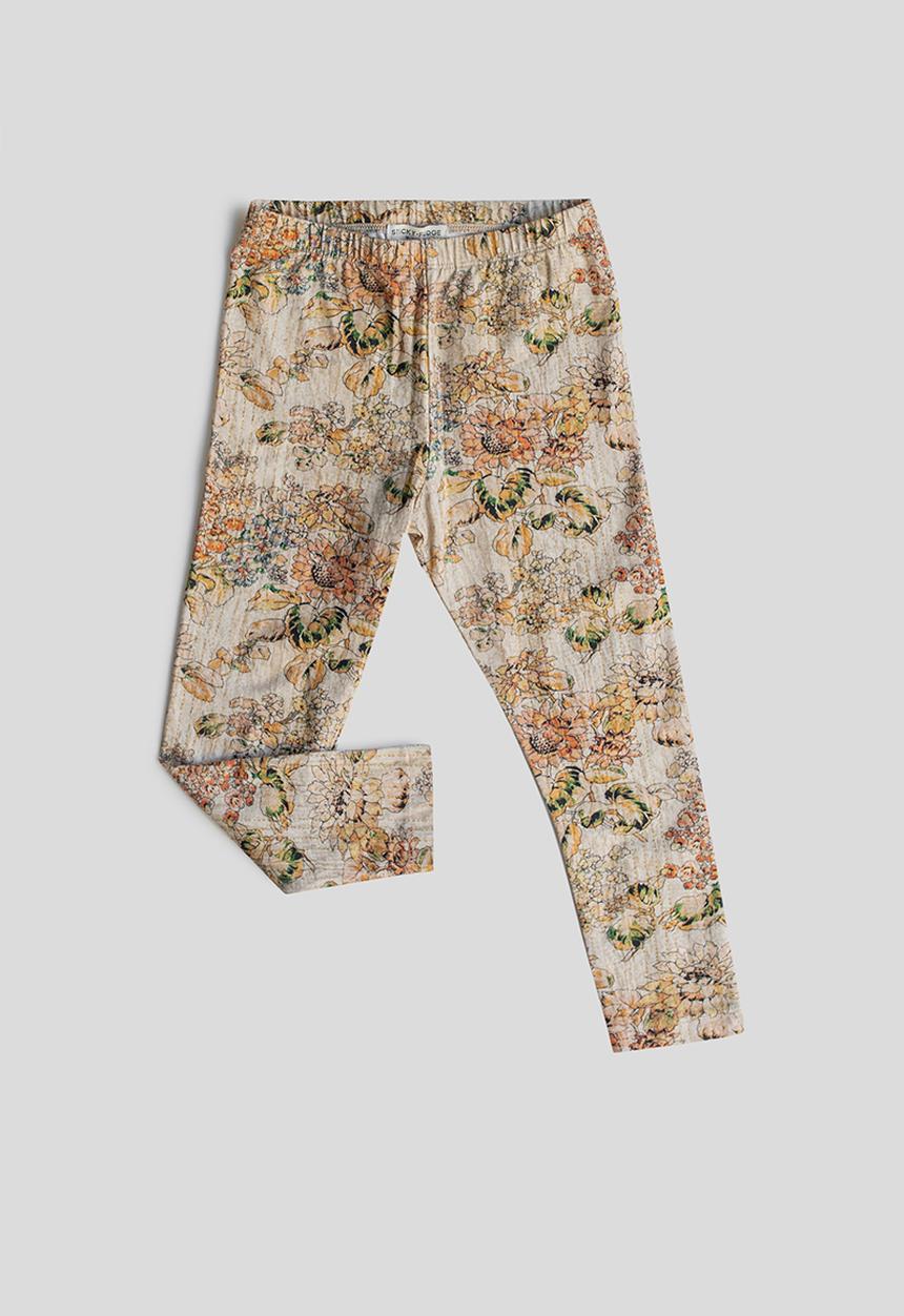 Sticky Fudge - Quilted floral leggings - multi