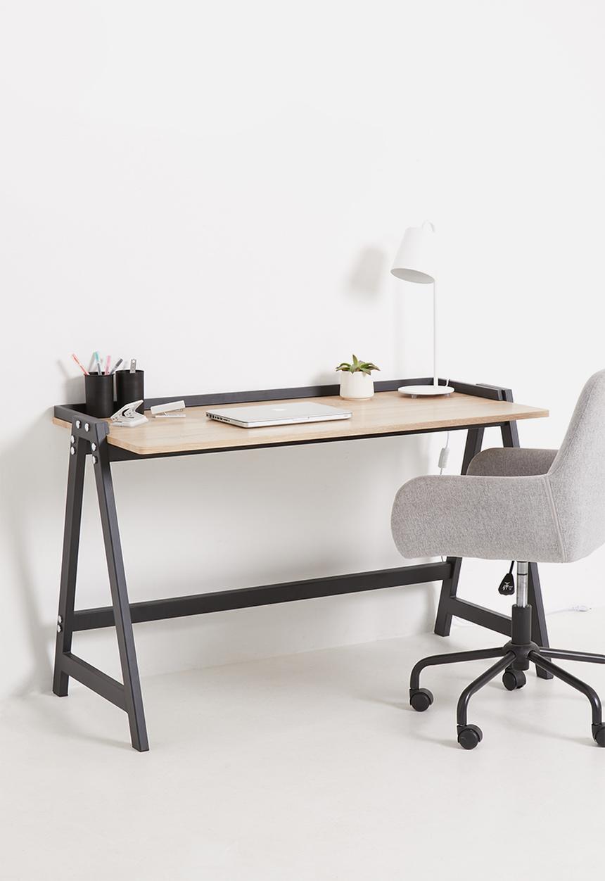 Sixth Floor - Studio desk - natural & black