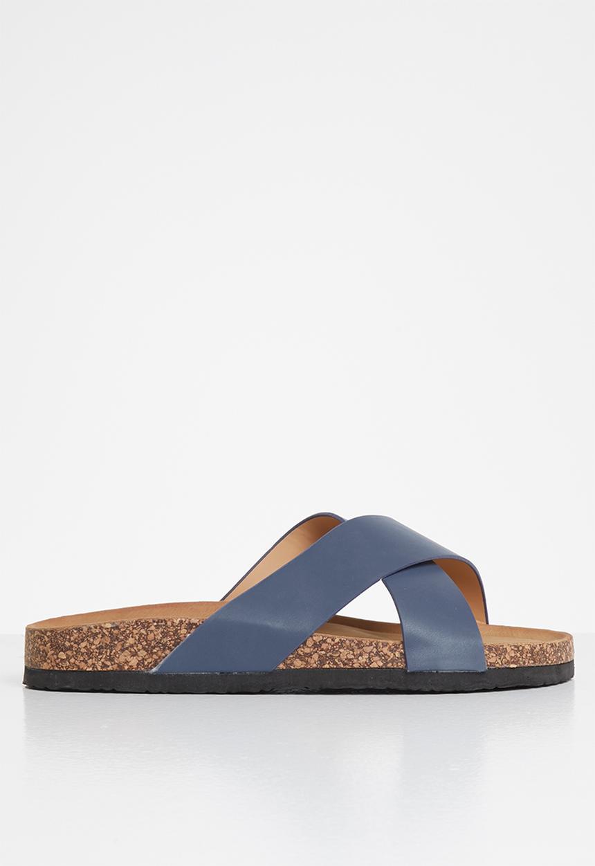 Jada - Criss-cross slide - navy