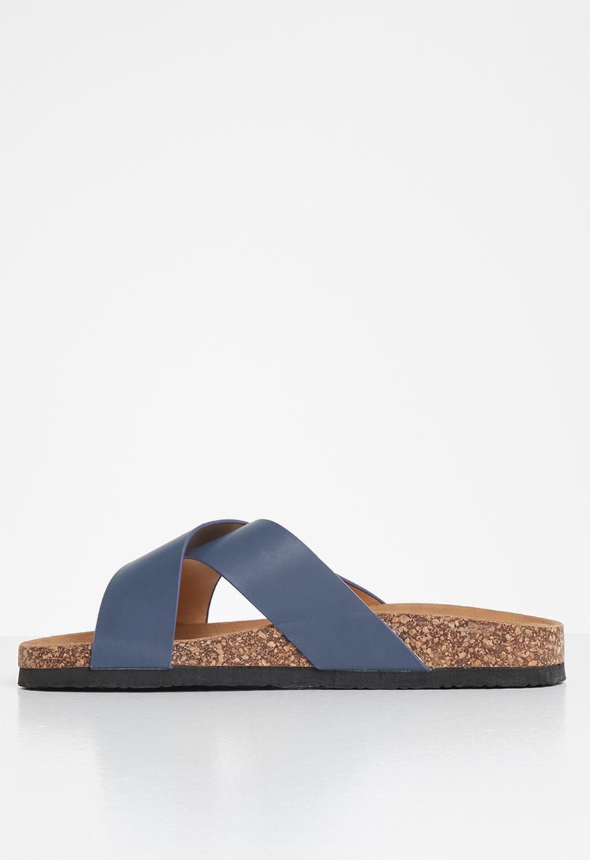 Jada - Criss-cross slide - navy