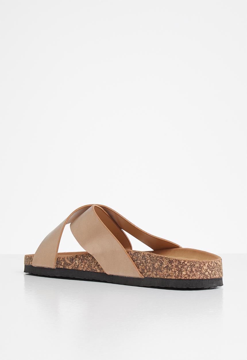 Jada - Criss-cross slide - rose gold