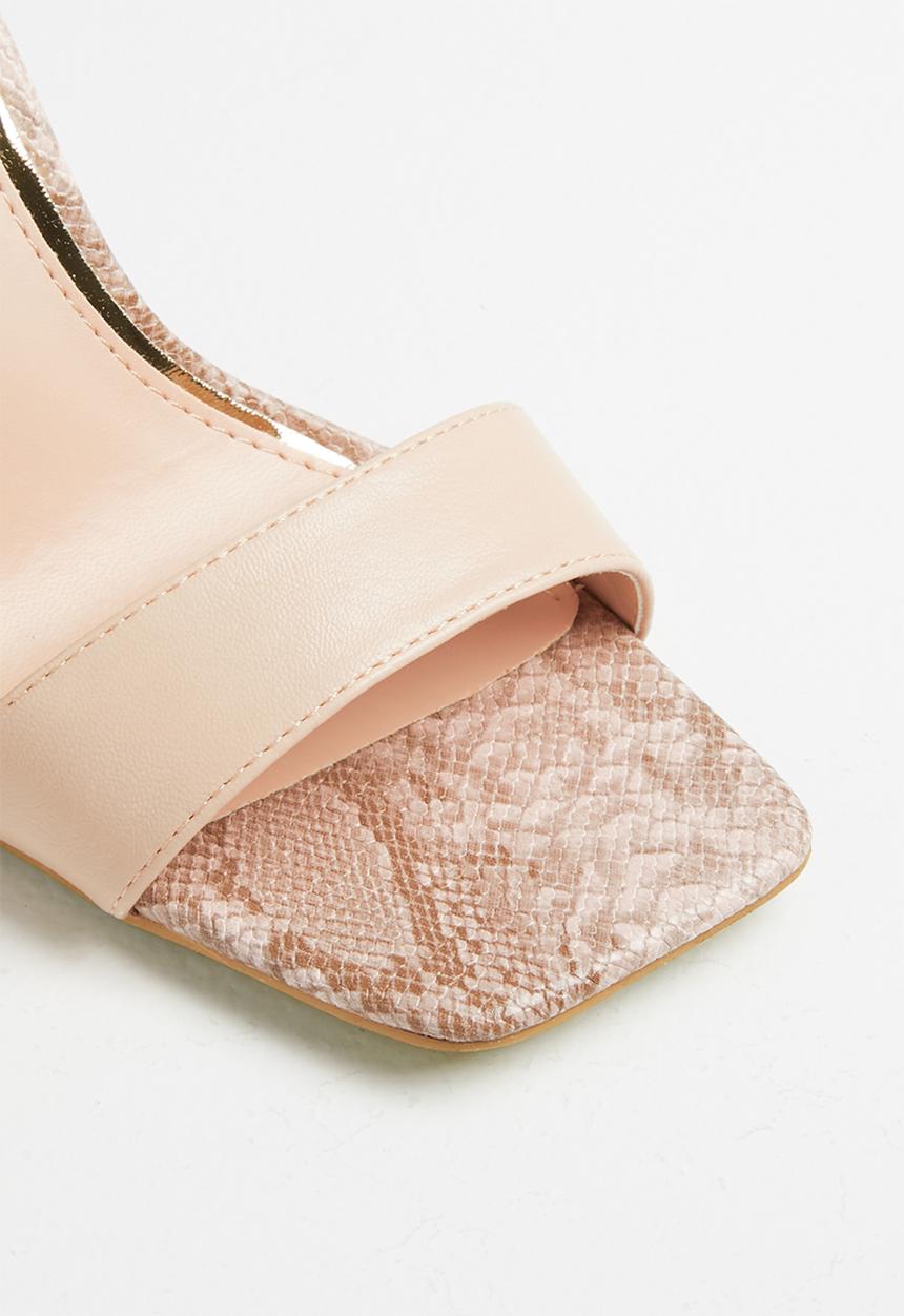 Jada - Ankle strap heel - neutral