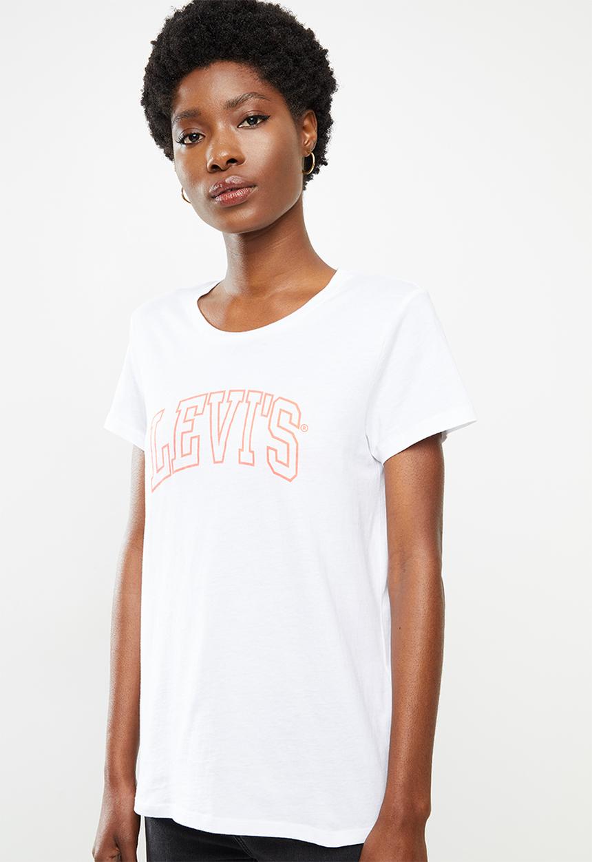 Levi’s® - The perfect tee neon varsity logo - white