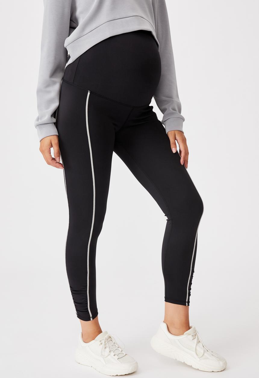 Cotton On - Maternity love you a latte 7/8 tight - black