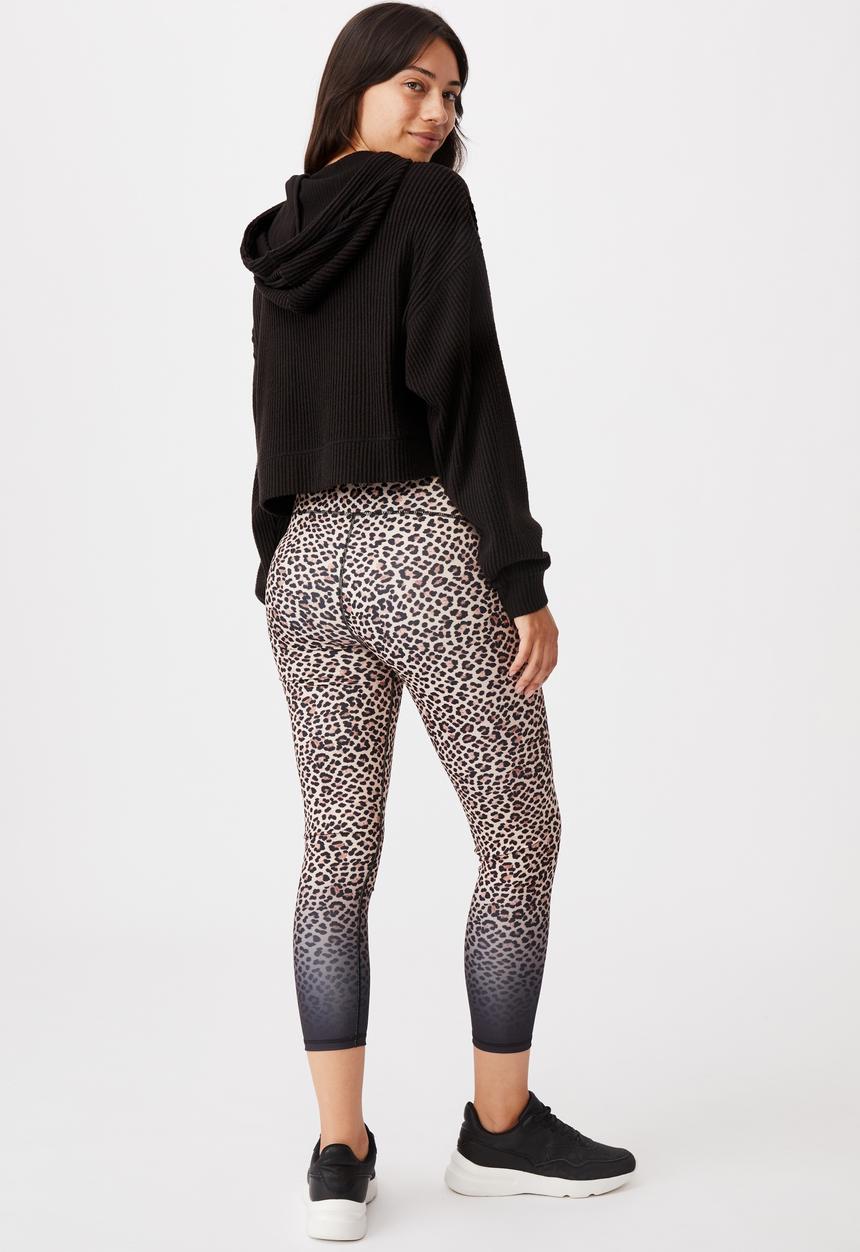 Cotton On - Maternity love you a latte 7/8 tight - animal ombre
