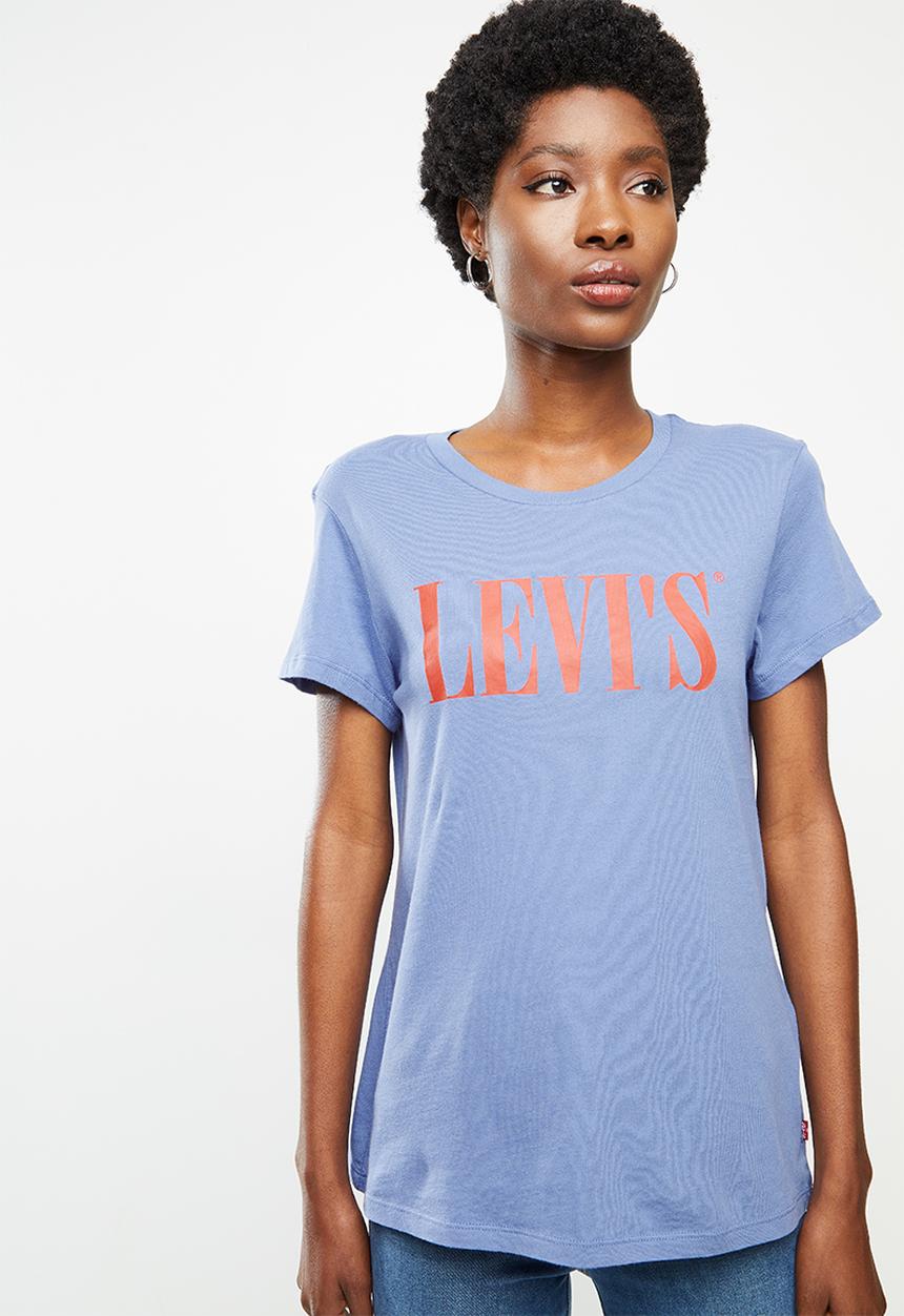 Levi’s® - The perfect tee serif logo - blue