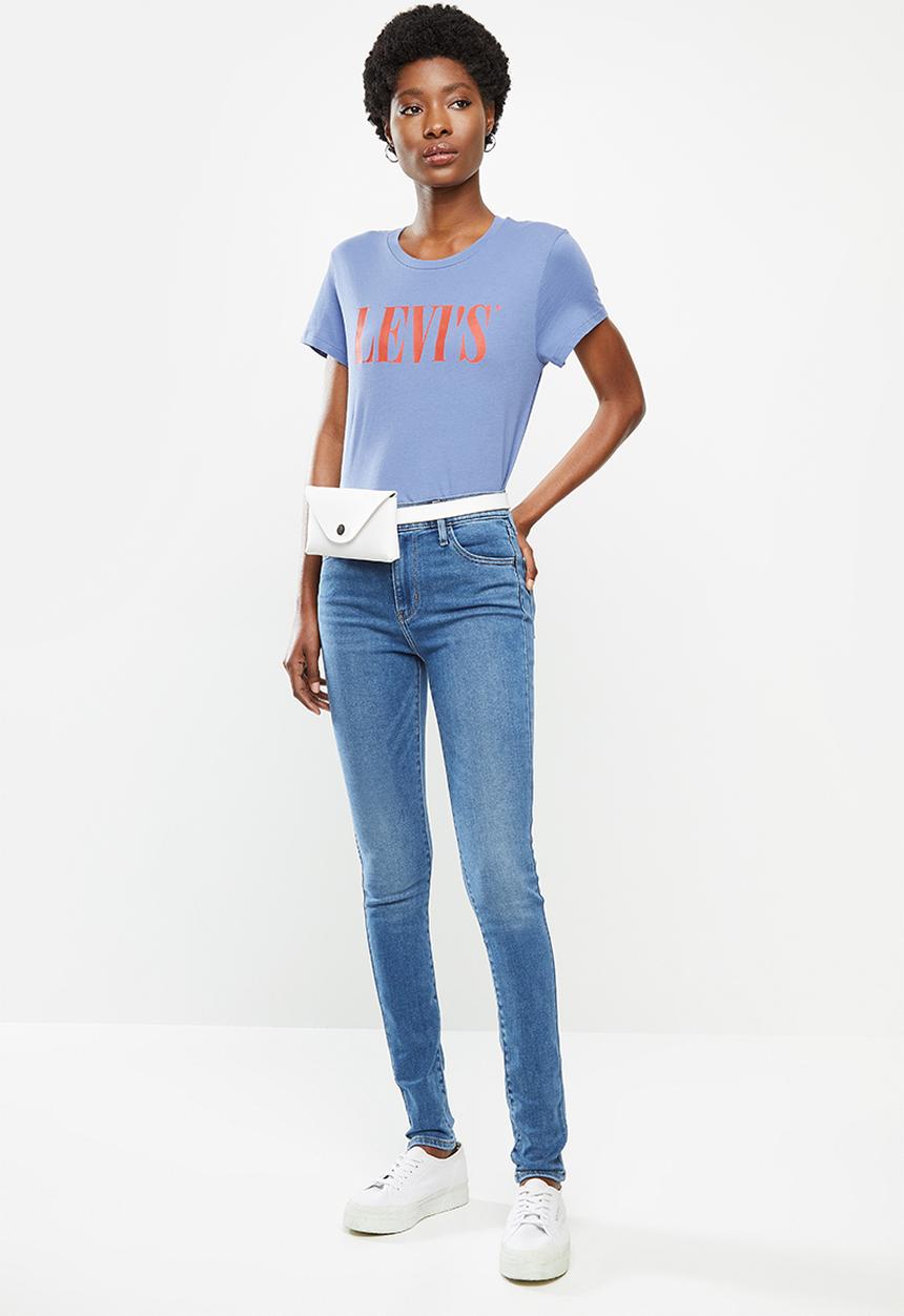 Levi’s® - The perfect tee serif logo - blue