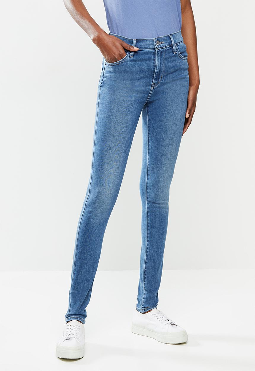 Levi’s® - 720 hirise super skinny walking contrad - blue