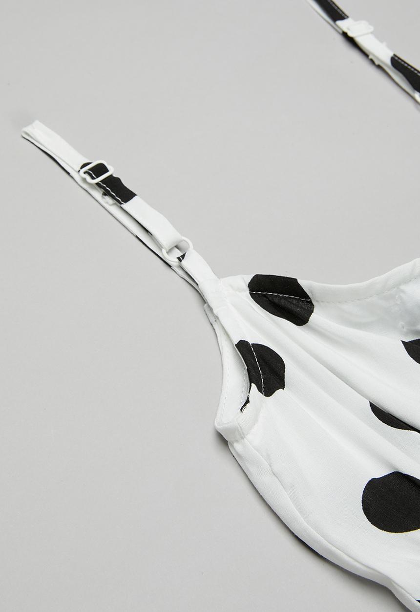 Superbalist - Tweens viscose playsuit -  white & black 