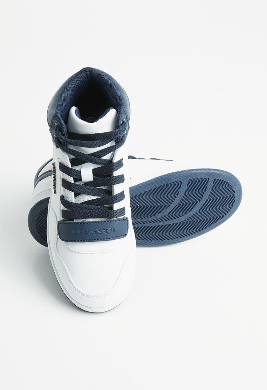 UrbanArt - Conti leather hi-top sneakers - white