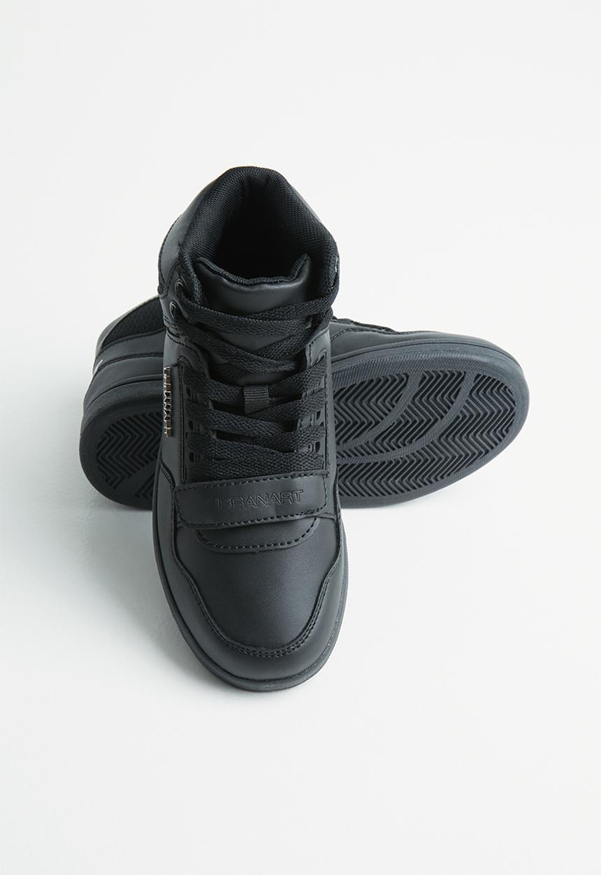 UrbanArt - Conti leather hi-top sneakers - black
