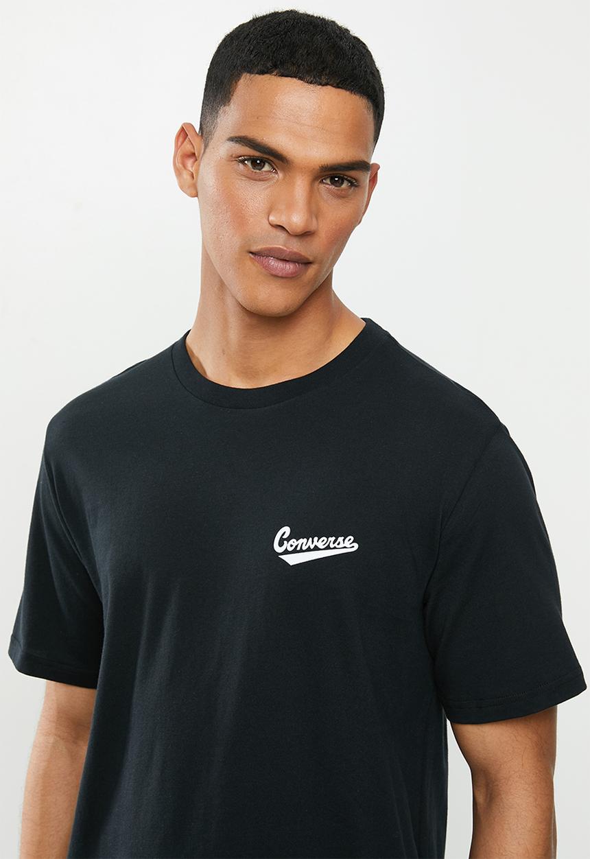 Converse - Converse left chest logo tee - black