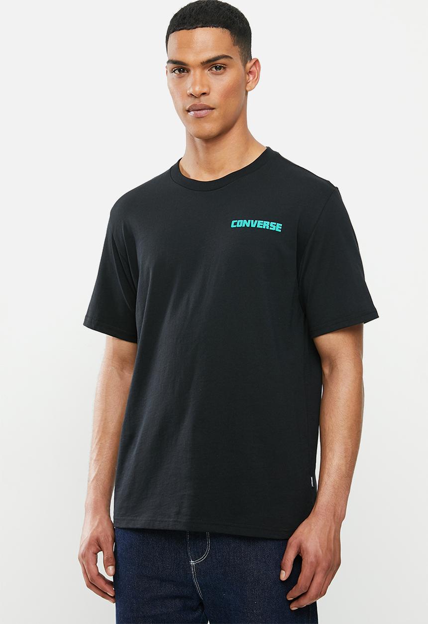 Converse - Converse mountain club moon short sleeve tee - black