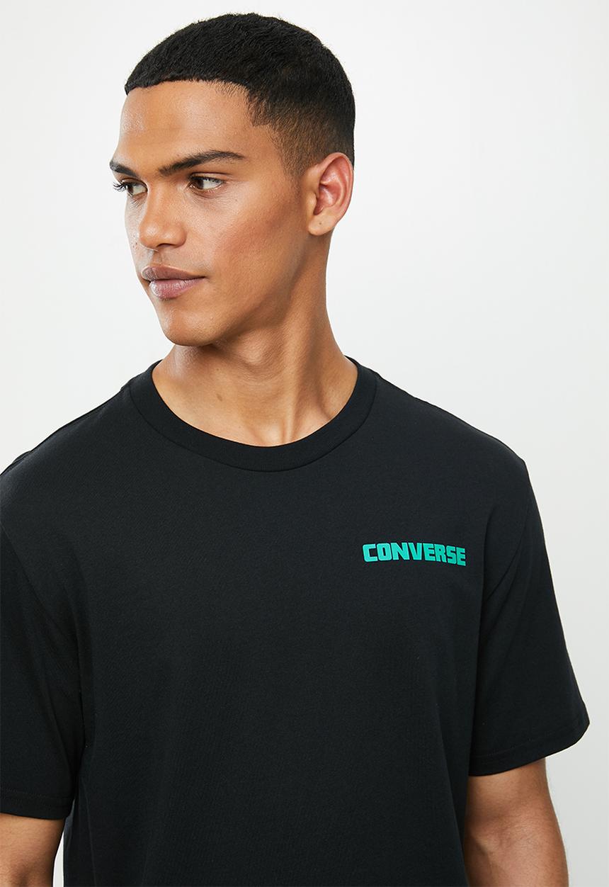Converse - Converse mountain club moon short sleeve tee - black