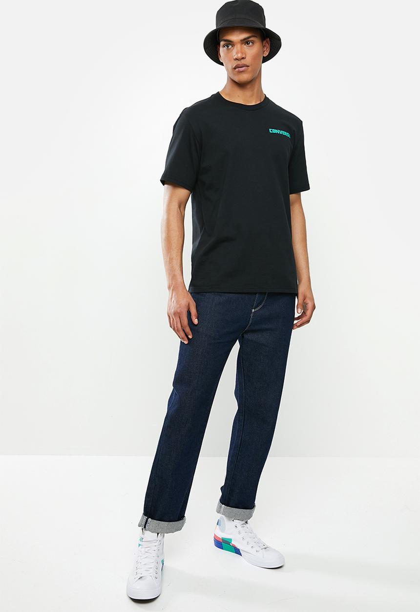 Converse - Converse mountain club moon short sleeve tee - black