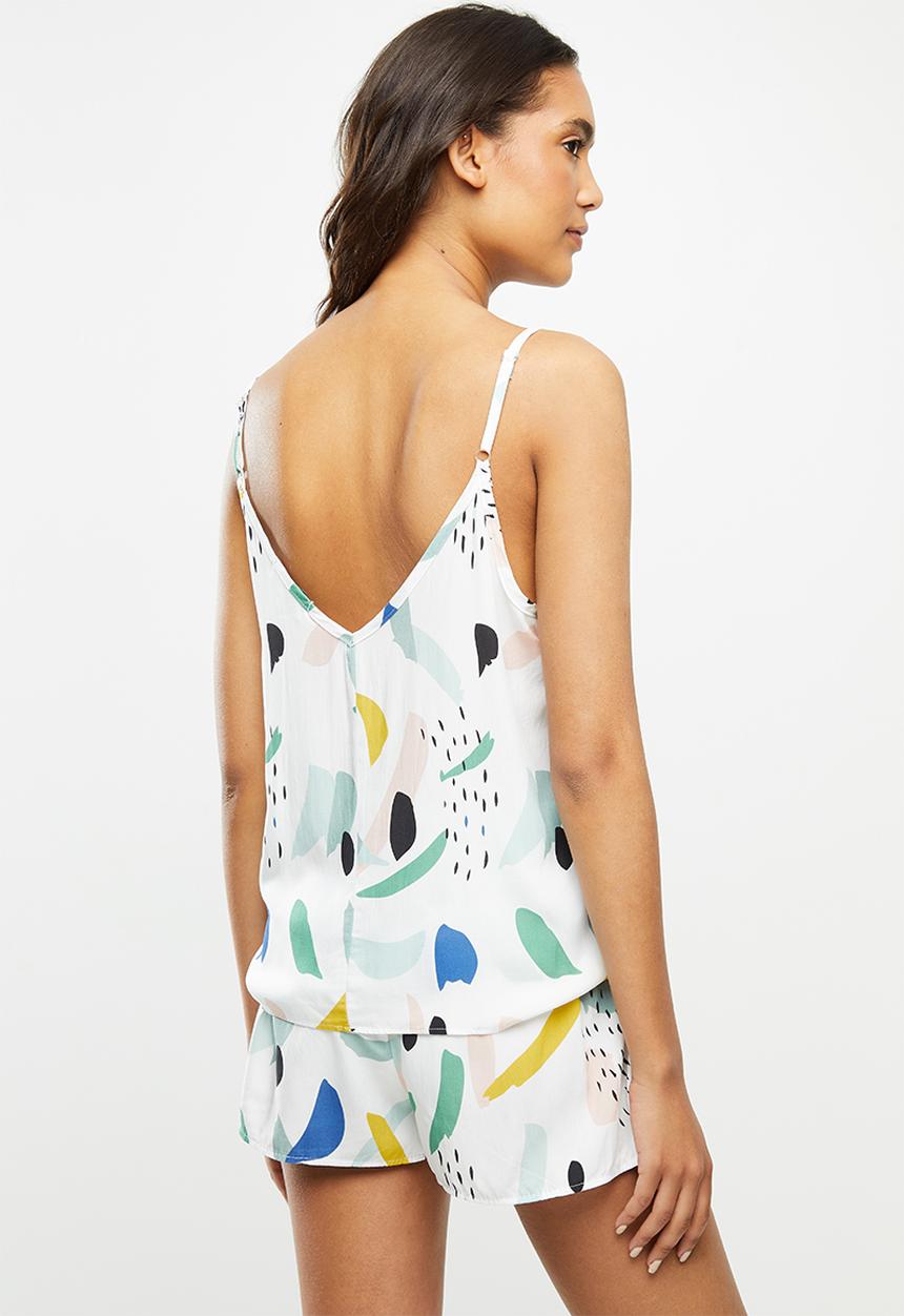 Superbalist - Sleep cami & shorts - multi