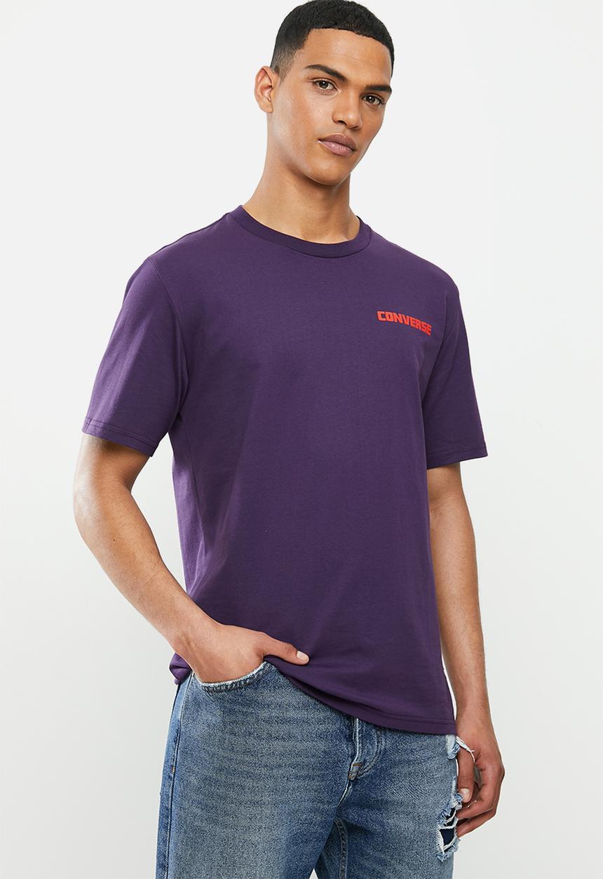 Converse - Converse mountain club moon short sleeve tee - purple
