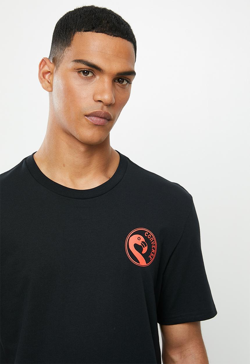 Converse - Converse flamingo tee - black