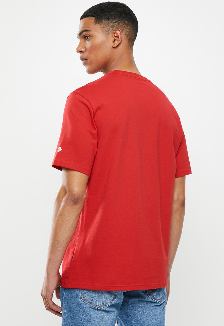 Converse - Converse photo fill star chevron tee - red