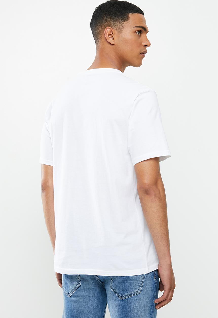 Converse - Converse left chest logo tee - white
