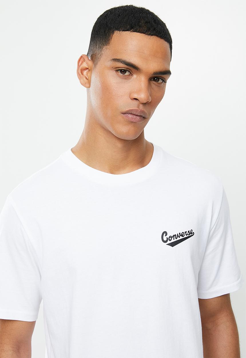 Converse - Converse left chest logo tee - white