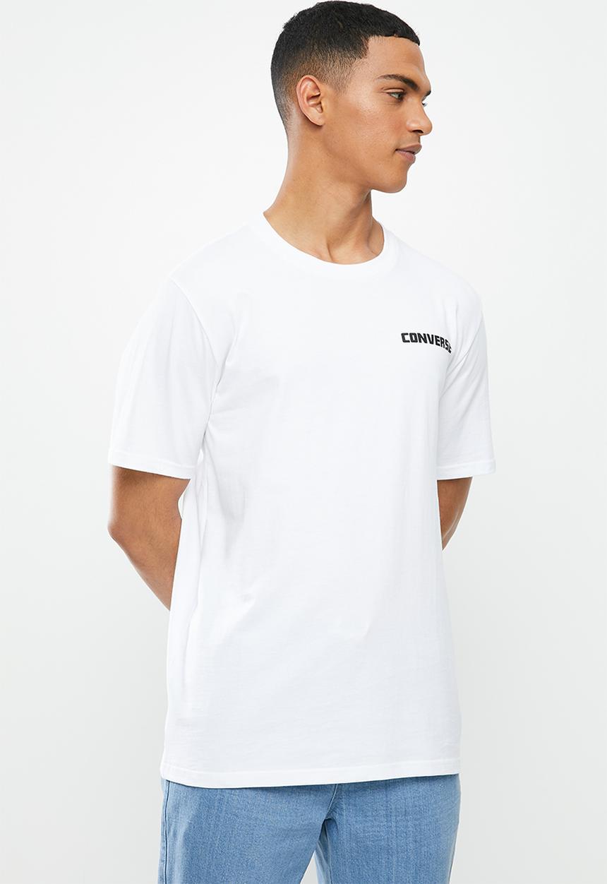 Converse - Converse mountain club moon tee - white