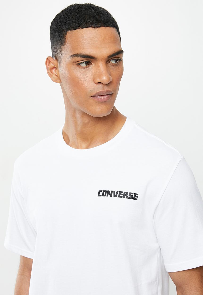 Converse - Converse mountain club moon tee - white
