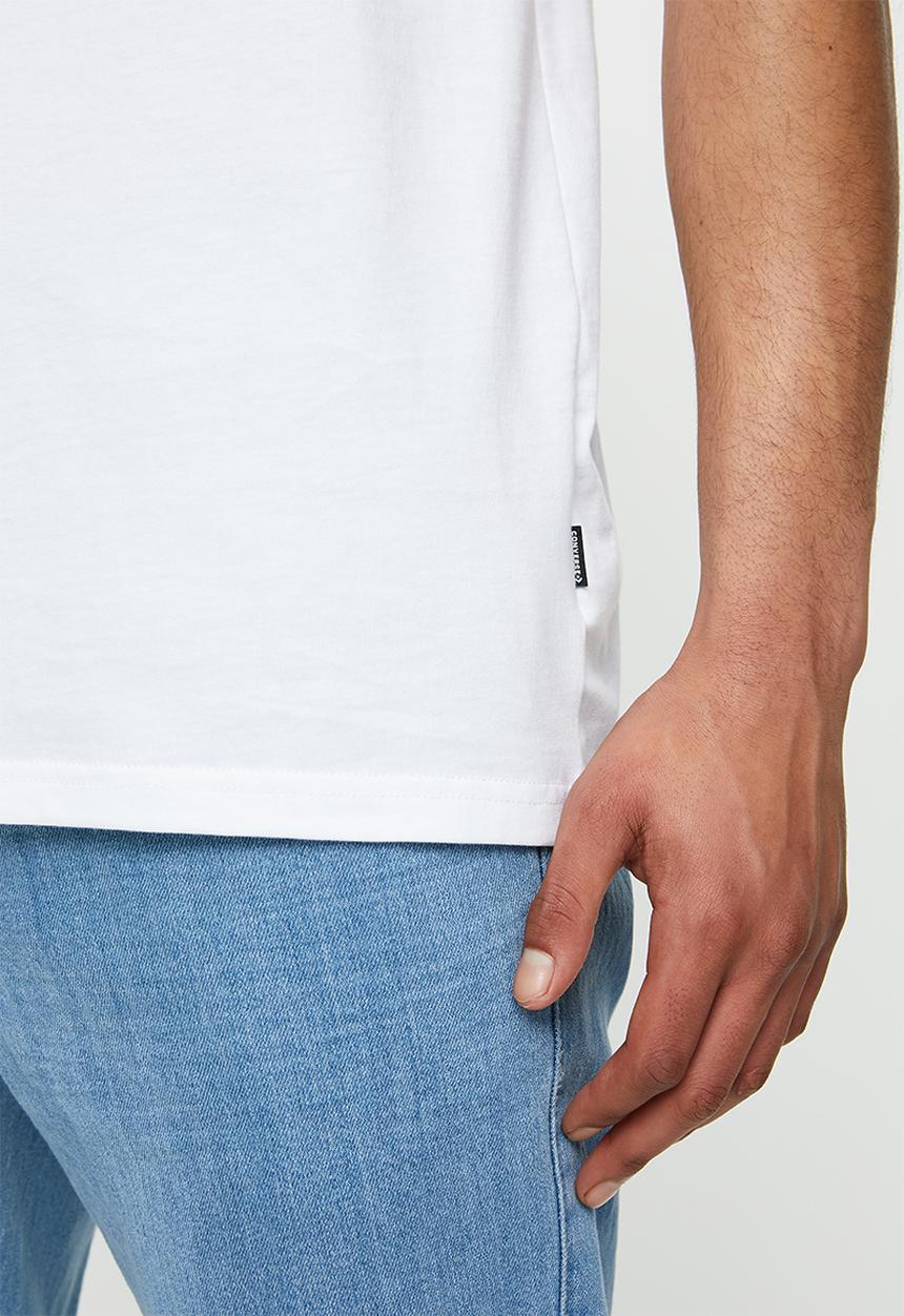 Converse - Converse mountain club moon tee - white