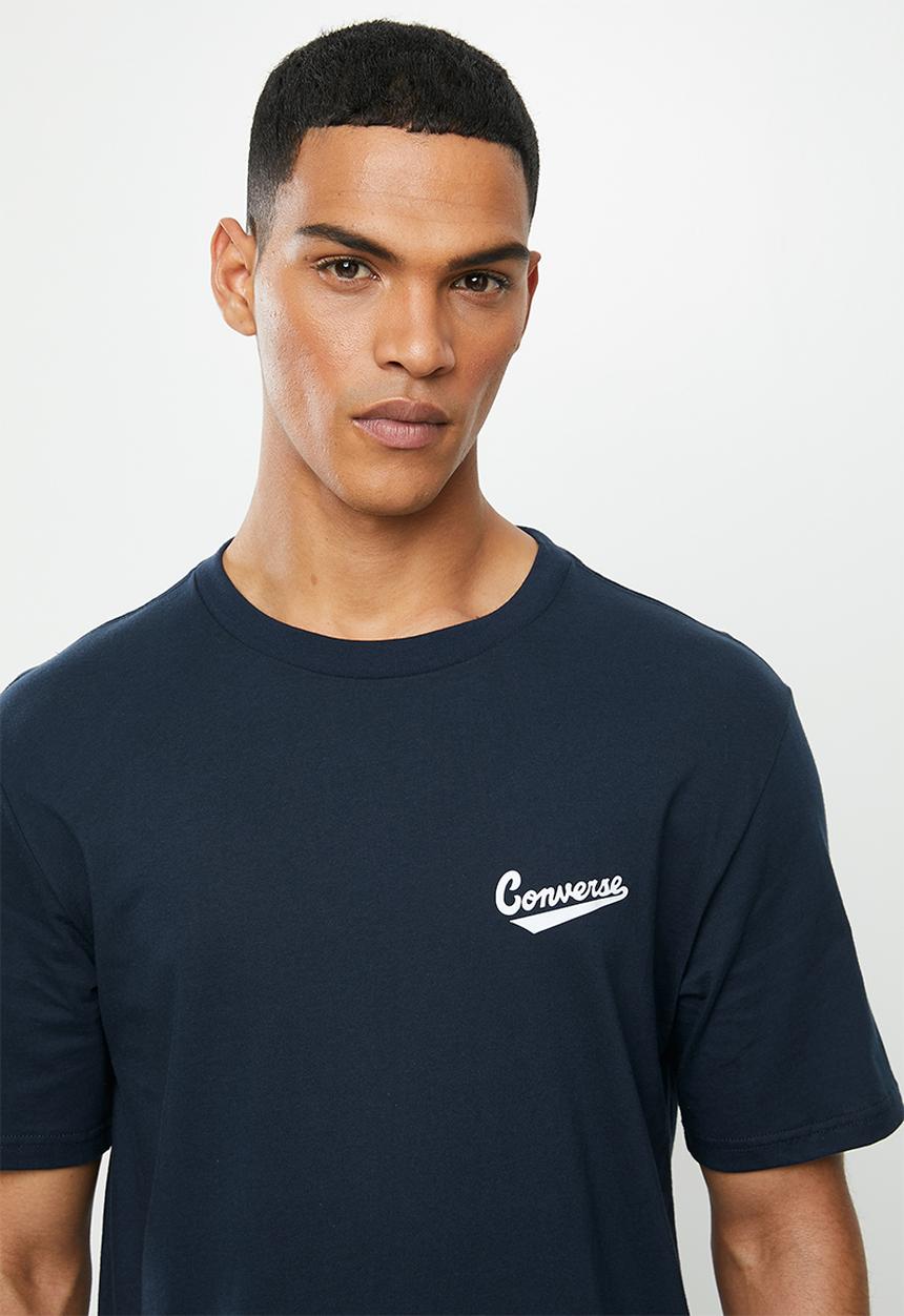 Converse - Converse left chest logo tee - navy