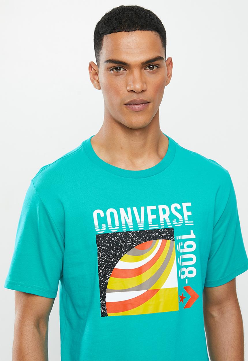 Converse - Converse planet 1908 short sleeve tee - teal