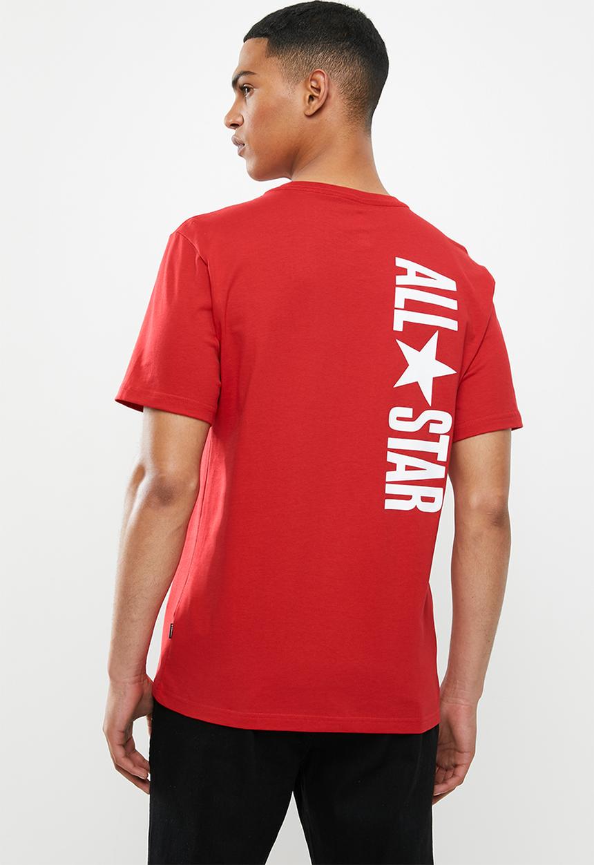 Converse - Converse all star short sleeve tee - red