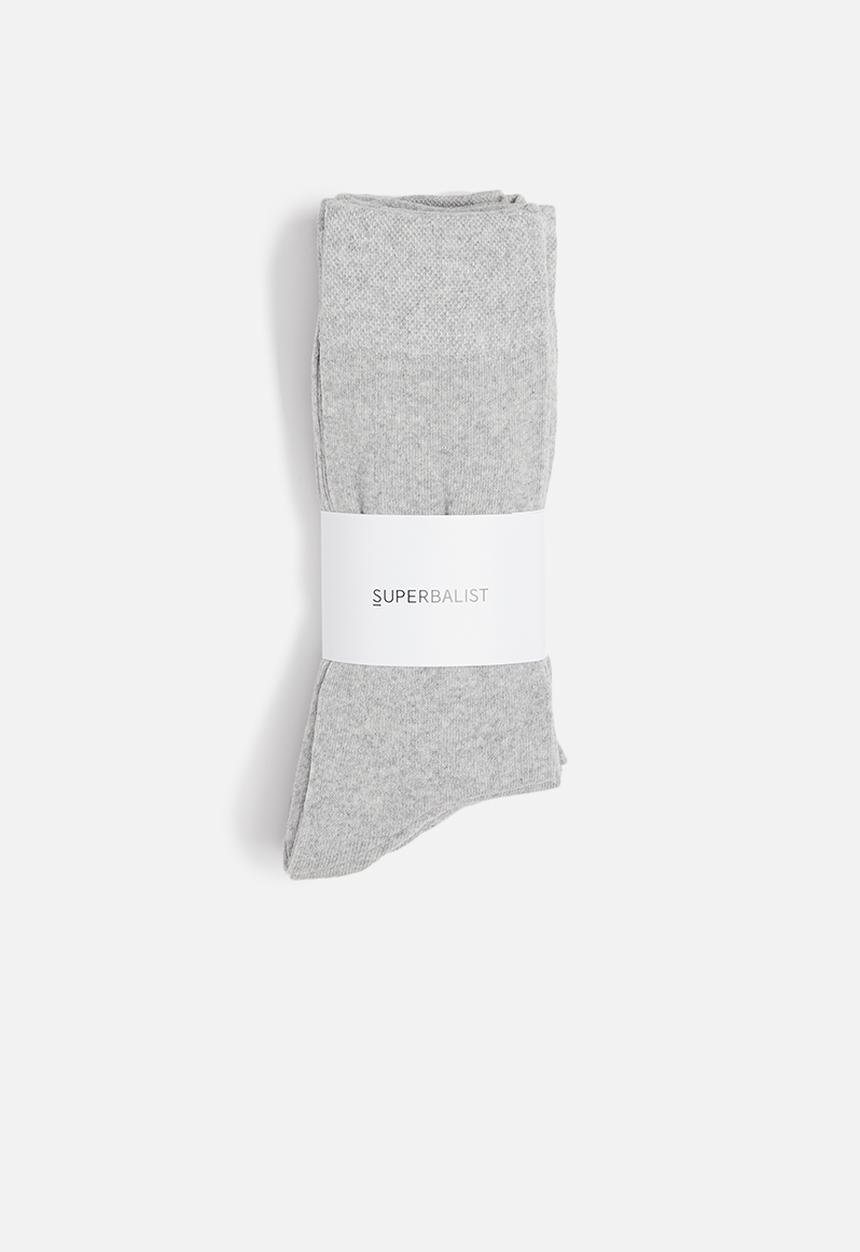 Superbalist - Plain 5 pack socks - grey
