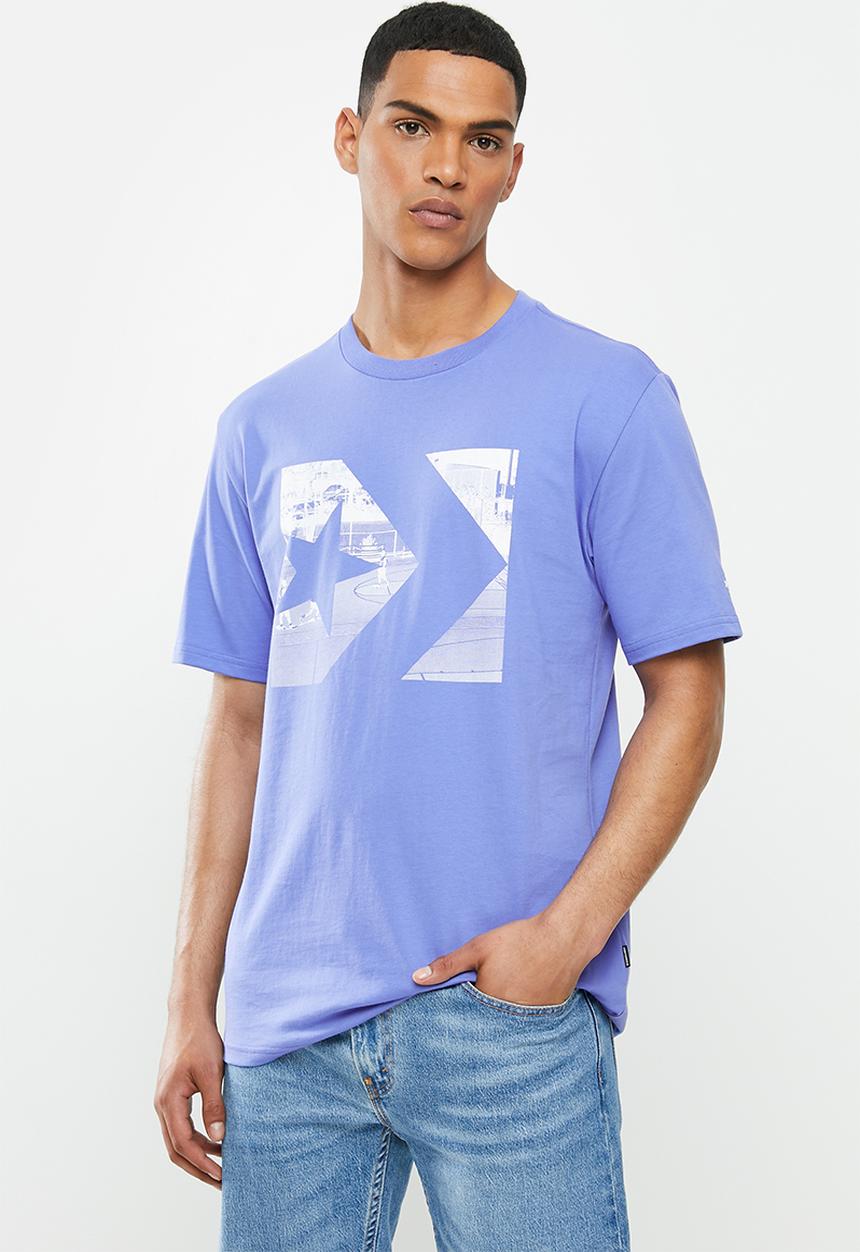 Converse - Converse photo fill star chevron tee - blue